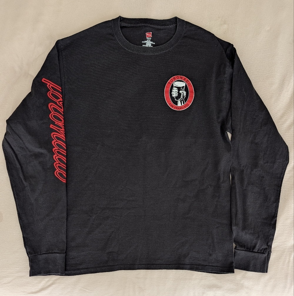 Toronado San Francisco Craft Beer Hanes Black Long Sleeve Tee